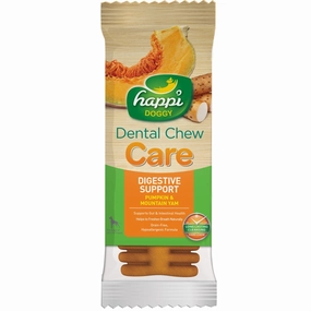 10 FOR $15: Happi Skippi (Doggy) Dental Chew Care Pumpkin & Mountain Yam Digestive Support 25g dog dental snacks,dental bones for dogs,dog oral sticks