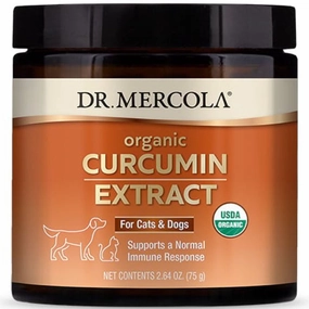 10% OFF (Exp Jun 25): Dr. Mercola Organic Curcumin Extract Pet Supplement For Cats & Dogs 75g digestive care dog food,urinary care cat food,sensitive stomach pet food