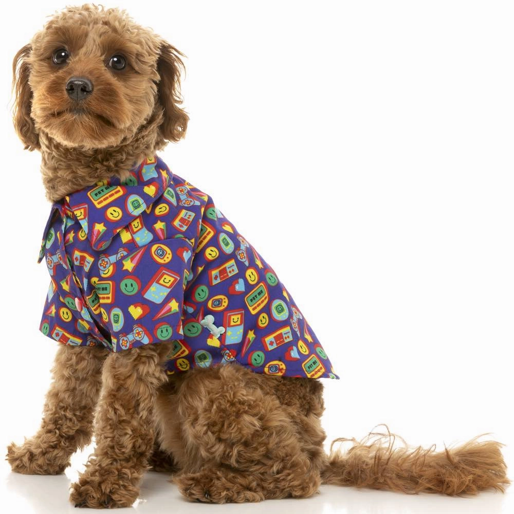 10% OFF: FuzzYard Button Up Shirt For Dogs (Highscore)