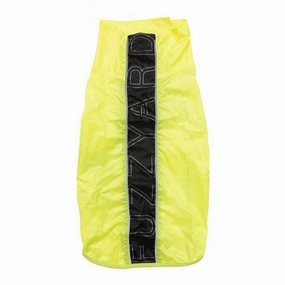 10% OFF: FuzzYard Osaka Dog Raincoat (Fluro Yellow) dog clothes,dog sweater,fashionable dog wear
