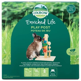 10% OFF: Oxbow Enriched Life Play Post For Small Animals rabbit habitat,small animal tunnel,bunny supplies