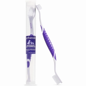 10% OFF: Petsmile Professional 45 Degree Dual-Ended Toothbrush For Cats & Dogs dog dental kit,pet toothbrush,dog oral care