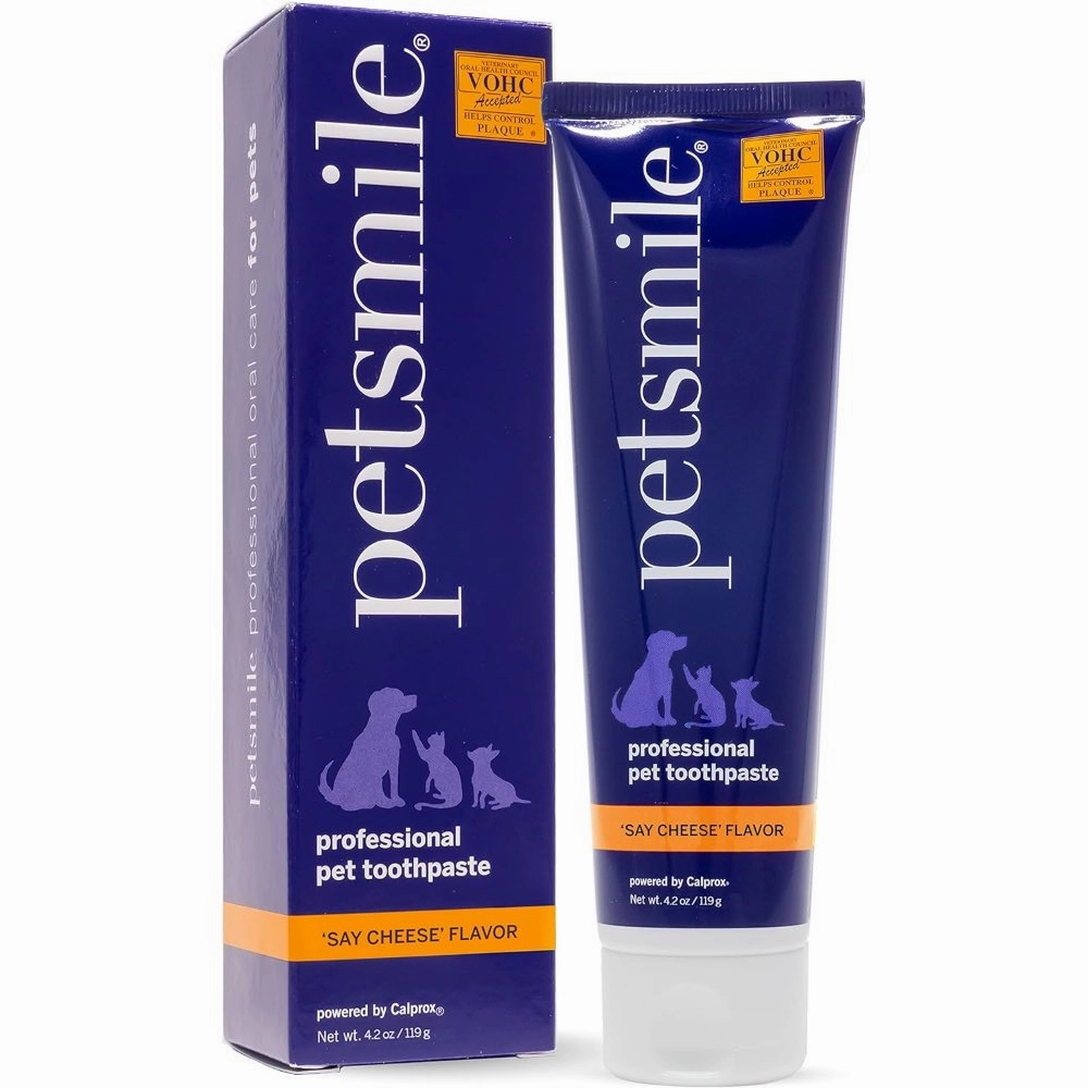 10% OFF: Petsmile Professional Say Cheese Flavour Toothpaste For Cats & Dogs 4.2oz dog dental kit,pet toothbrush,dog oral care