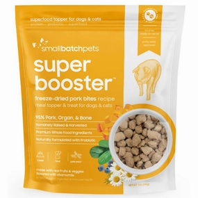 10% OFF: Smallbatch Super Booster Freeze Dried Pork Bites Cat & Dog Treats 7oz horse supplement horse vitamins animal probiotics livestock digestive aid horse immune booster