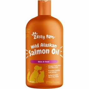 10% OFF: Zesty Paws Wild Alaskan Salmon Oil Supplement For Cats & Dogs small pet habitat,pet cage accessories,small animal home