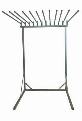 12 Arm Free Standing Blanket Rack horse blanket,poultry bed sheet,equine sheets