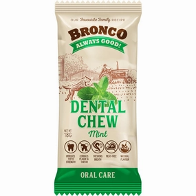 12 FOR $10: Bronco Dental Chew Mint Dog Treat 18g dog dental snacks,dental bones for dogs,dog oral sticks