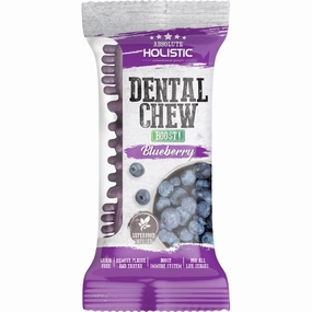 12 FOR $12: Absolute Holistic Boost Blueberry Grain-Free Dental Dog Chew 25g dog dental snacks,dental bones for dogs,dog oral sticks