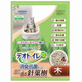 12% OFF: Unicharm Deo-Toilet Wood Pellet Refill 4L clumping cat litter,natural cat litter,dust free cat litter