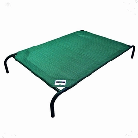 15% OFF: Coolaroo Elevated Knitted Fabric Pet Bed - Green orthopedic dog bed,large dog bed,washable dog bed