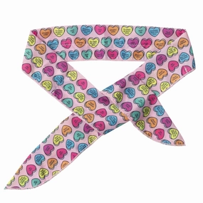 15% OFF: FuzzYard Cooling Pet Bandana (Candy Hearts) dog clothes,dog sweater,fashionable dog wear