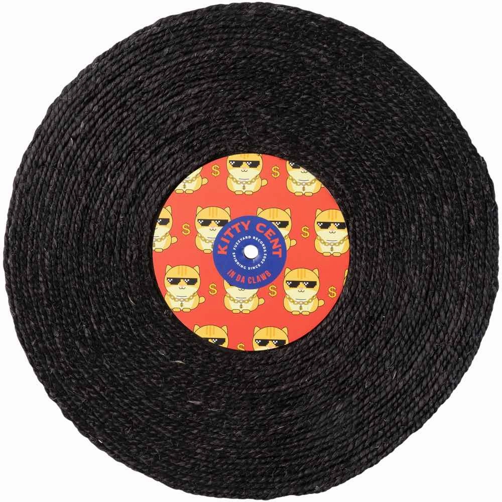 15% OFF: FuzzYard Record Cat Scratcher (Kitty Cent) cat scratching post,cat scratch pad,cat furniture scratcher