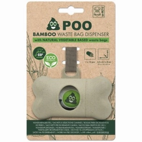 15% OFF: M-Pets Poo Bamboo Dog Waste Bag Dispenser dog shampoo,pet wipes,dog cleaning spray