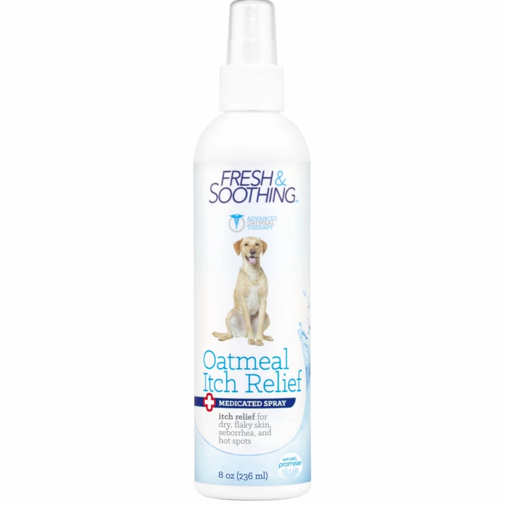 15% OFF: Naturel Promise Fresh & Soothing Oatmeal Itch Relief Medicated Dog Spray 8oz small pet habitat,pet cage accessories,small animal home