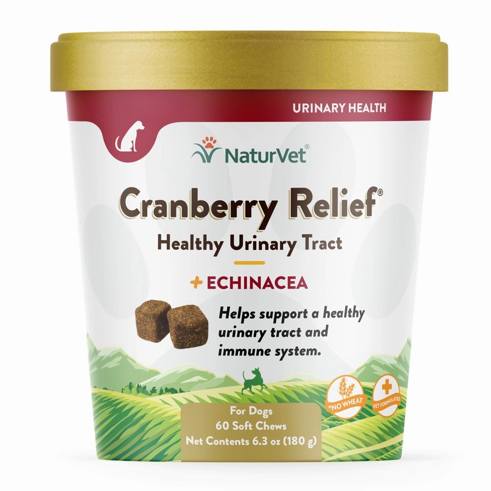 15% OFF: NaturVet Cranberry Relief Plus Echinacea Soft Chew Supplement For Dogs 60 count digestive care dog food,urinary care cat food,sensitive stomach pet food