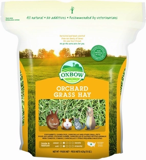 15% OFF: Oxbow Orchard Grass Hay 15oz parrot cage,small bird perch,exotic pet bird