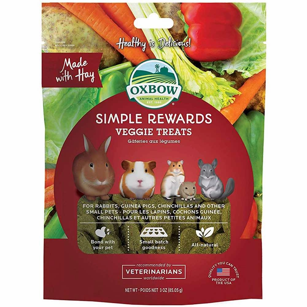15% OFF: Oxbow Simple Rewards Veggie Treats For Small Animals 85g parrot cage,small bird perch,exotic pet bird