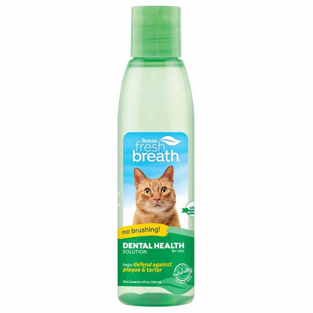 15% OFF: Tropiclean Fresh Breath Oral Care Water Additive For Cats 8oz dog dental kit,pet toothbrush,dog oral care