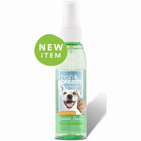 15% OFF: Tropiclean Fresh Breath Peanut Butter Oral Care Spray 4oz dog dental kit,pet toothbrush,dog oral care