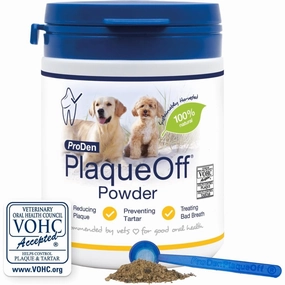 18% OFF: ProDen PlaqueOff Powder Dental Care Dog Supplement dog dental kit,pet toothbrush,dog oral care