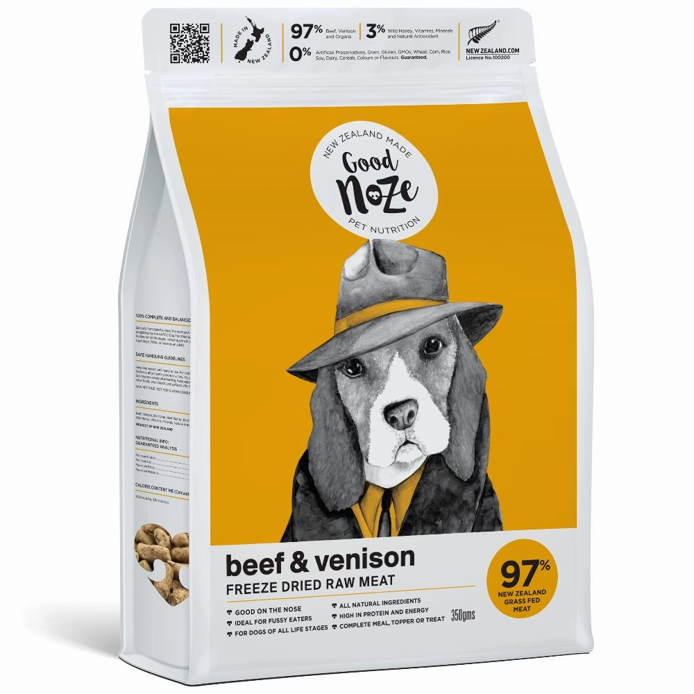 20% OFF: Good Noze NZ Beef & Venison Freeze-Dried Dog Food 350g horse supplement horse vitamins animal probiotics livestock digestive aid horse immune booster