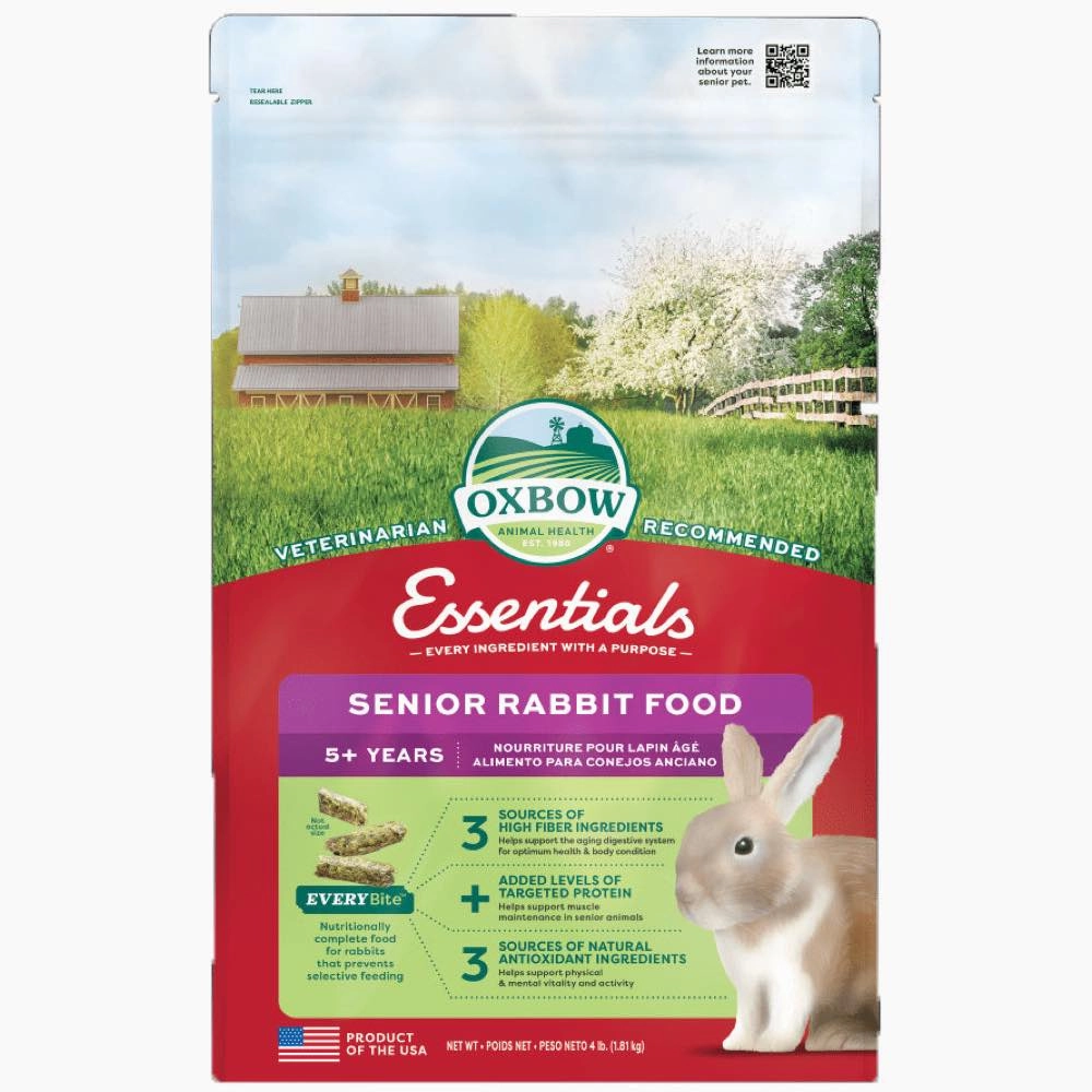 20% OFF: Oxbow Essentials Senior Rabbit Food parrot cage,small bird perch,exotic pet bird