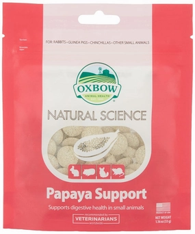 20% OFF: Oxbow Natural Science Papaya Support For Small Animals 33g parrot cage,small bird perch,exotic pet bird