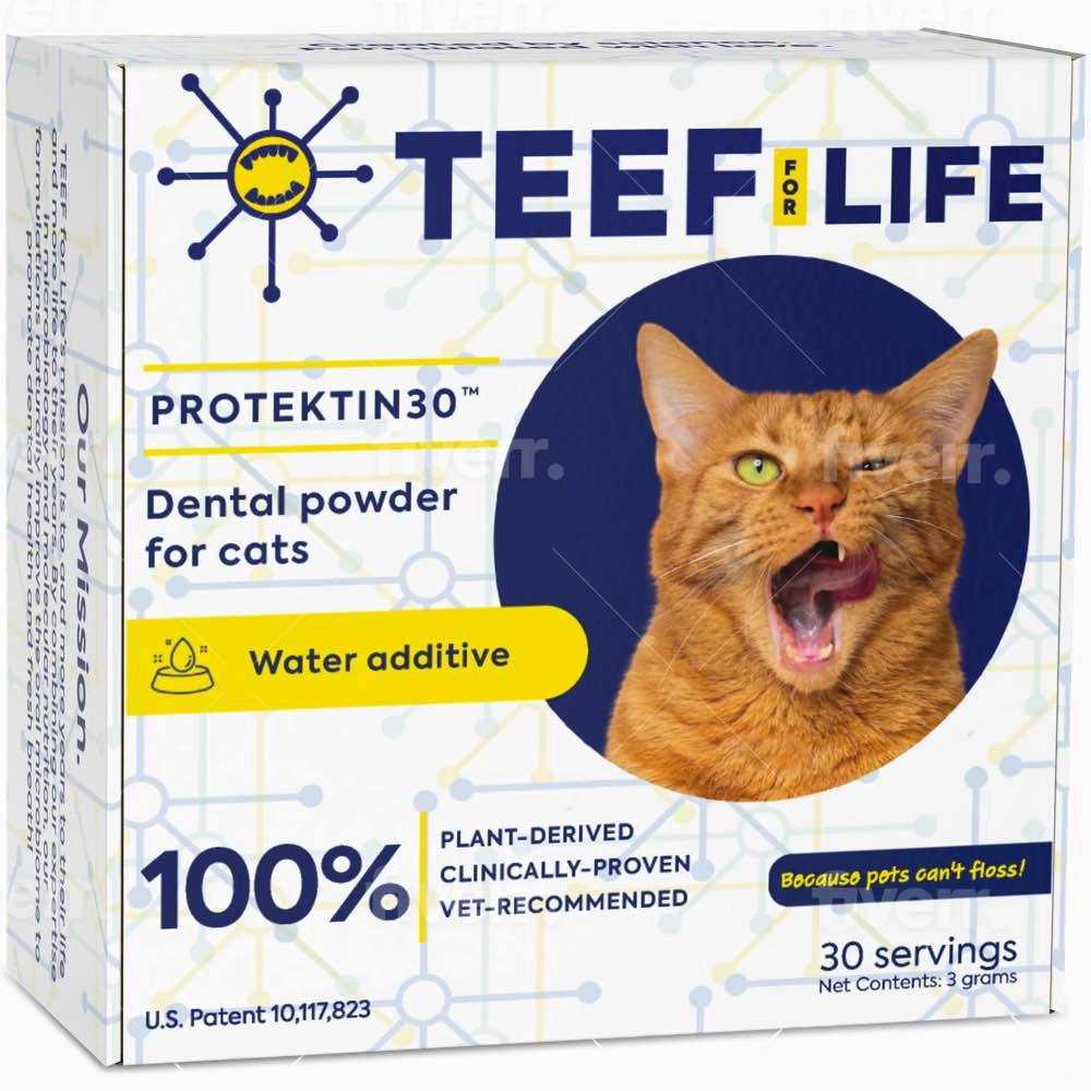 20% OFF: Teef! Protektin30 Prebiotic Dental Powder Cat Water Additive 3g dog dental kit,pet toothbrush,dog oral care