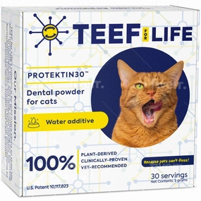20% OFF: Teef! Protektin30 Prebiotic Dental Powder Cat Water Additive 3g dog dental kit,pet toothbrush,dog oral care