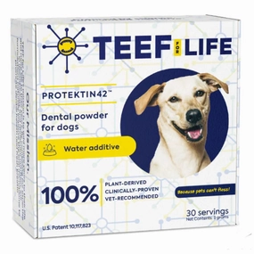 20% OFF: Teef! Protektin42 Prebiotic Dental Powder Dog Water Additive 3g dog dental kit,pet toothbrush,dog oral care