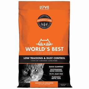 20% OFF: World's Best Cat Litter Low Tracking & Dust Control Clumping Corn Kernel Cat Litter clumping cat litter,natural cat litter,dust free cat litter