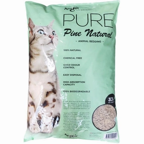 25% OFF: Angel Pine Natural Animal Bedding Cat Pine Litter 33lb clumping cat litter,natural cat litter,dust free cat litter
