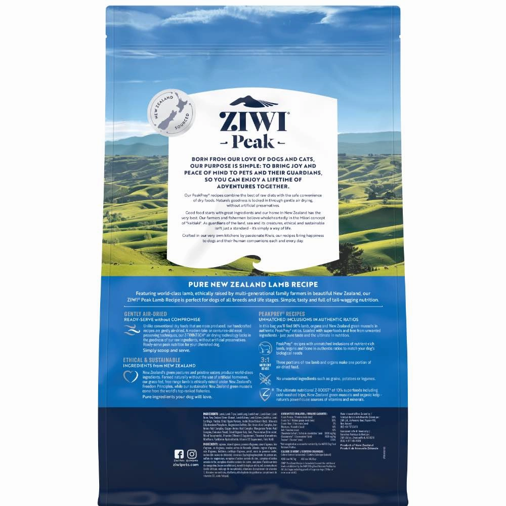 25% OFF: Ziwi Peak Air-Dried Lamb Dog Food