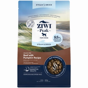 25% OFF: Ziwi Peak Grass Fed Beef With Pumpkin Recipe Steam & Dried Dog Food horse supplement horse vitamins animal probiotics livestock digestive aid horse immune booster