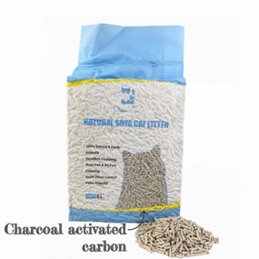 2 FOR $13: Clean Cat Charcoal Soya Cat Litter 6L clumping cat litter,natural cat litter,dust free cat litter