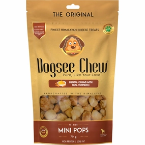 30% OFF: Dogsee Chew Mini Pops Himalayan Cheese Turmeric Grain-Free Dog Treats 70g dog dental snacks,dental bones for dogs,dog oral sticks
