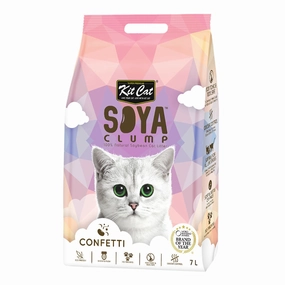 30% OFF: Kit Cat Soya Clump Confetti Cat Litter 7L clumping cat litter,natural cat litter,dust free cat litter