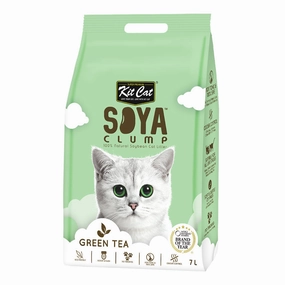 30% OFF: Kit Cat Soya Clump Green Tea Cat Litter 7L clumping cat litter,natural cat litter,dust free cat litter