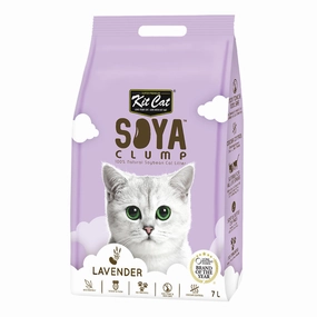 30% OFF: Kit Cat Soya Clump Lavender Cat Litter 7L clumping cat litter,natural cat litter,dust free cat litter