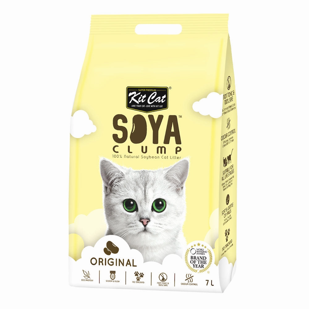 30% OFF: Kit Cat Soya Clump Original Cat Litter 7L clumping cat litter,natural cat litter,dust free cat litter