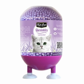 30% OFF: Kit Cat Sprinkles Deodorising Cat Litter Beads (Lavender) 240g clumping cat litter,natural cat litter,dust free cat litter