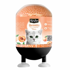 30% OFF: Kit Cat Sprinkles Deodorising Cat Litter Beads (Peach) 240g clumping cat litter,natural cat litter,dust free cat litter