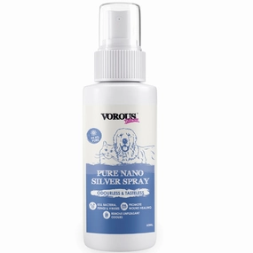 30% OFF: Vorous Pure Nano Silver Spray For Cats & Dogs 60ml small pet habitat,pet cage accessories,small animal home