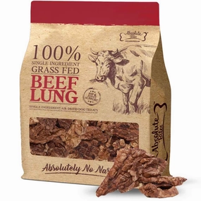 33% OFF: Absolute Bites Beef Lung Air-Dried Dog Treats dog dental snacks,dental bones for dogs,dog oral sticks