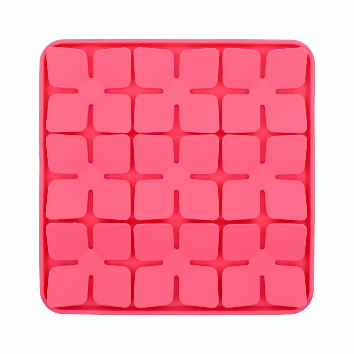 3D Clover Square Slow Feeder