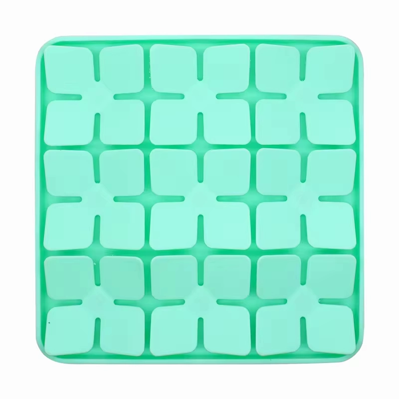 3D Clover Square Slow Feeder