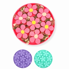 3D Flower Slow Feeder dog bowl,slow feeder,pet food dish