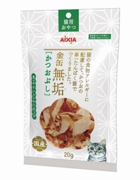 4 FOR $15: Aixia Kin-can Pure Dried Flake Dried Skipjack Cat Treats 20g cat snacks catnip treats healthy cat food cat reward treats low calorie cat food