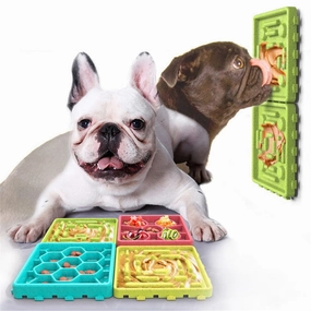 4 in 1 Licky Slow Feeder Set dog bowl,slow feeder,pet food dish