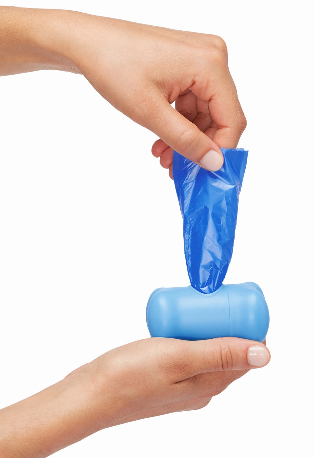 60-Count Modern Kanine Dog Waste Bags, Dispenser with 3 Refill Rolls in Blue Light Blue